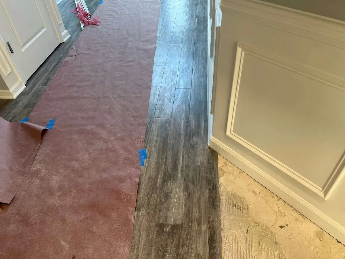 Completed marble shower restoration in Darby